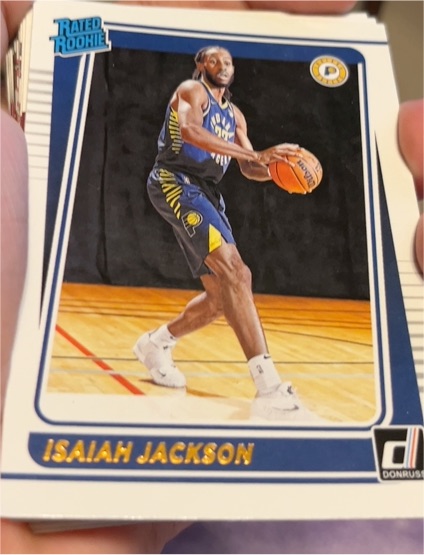 2021-22 Donruss #217 Isaiah Jackson — front