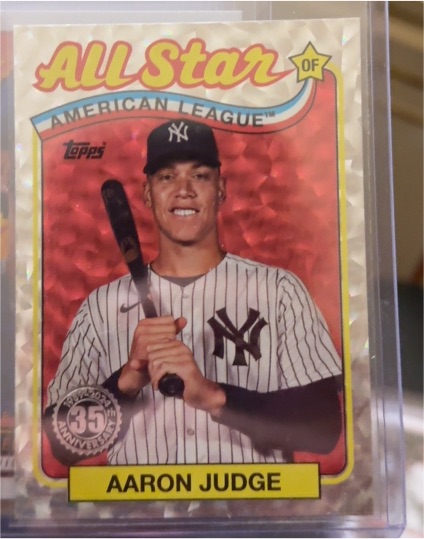 2024 Topps #89ASB-47 Aaron Judge 1989 Topps Baseball All-Stars Foil — front
