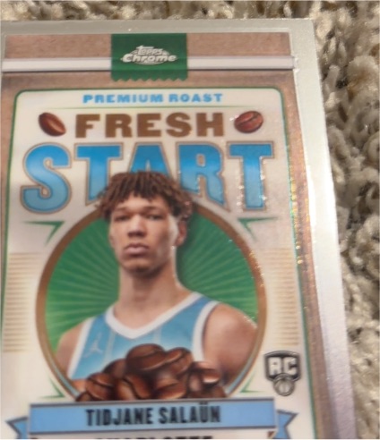 2025 Topps Chrome Fresh Start #FS-5 Tidjane Salaun — front