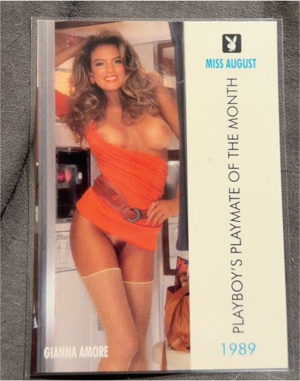 1989 Playboy Playmate of the Month Miss August Gianna Amore — front