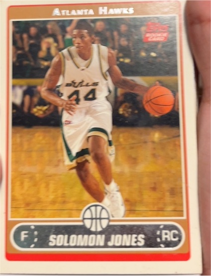 2006-07 Topps #261 Solomon Jones Rookie Card — front