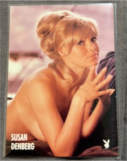 1996 Playboy Centerfold Collector Card August #38 Susan Denberg — front