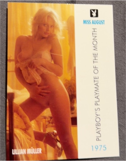 1975 Playboy Miss August Lillian Müller — front