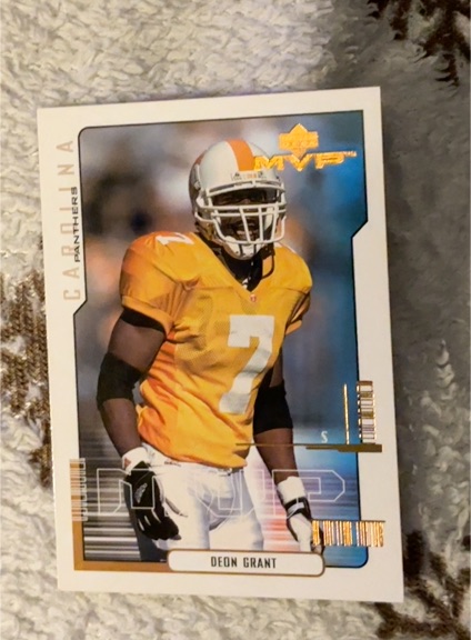 2000 Upper Deck MVP #196 Deon Grant — front