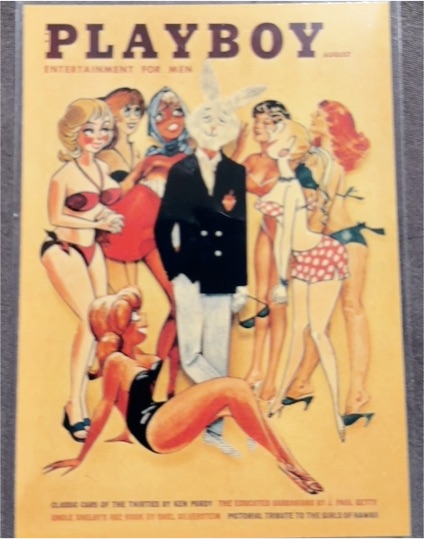 1995 Playboy Chromium Cover Card #22 August 1961 — front