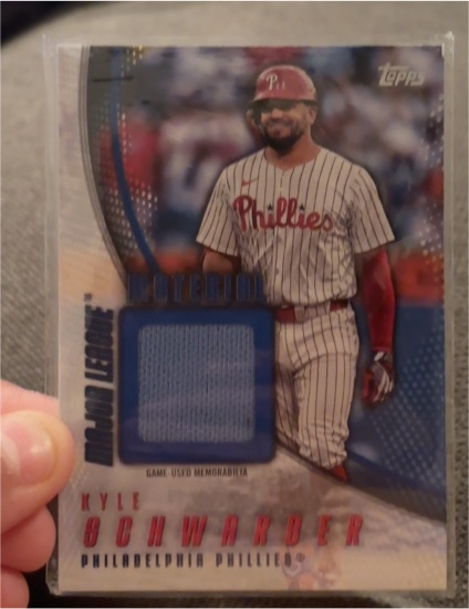 2025 Topps Series 2 Major League Material #MLM2-KS Kyle Schwarber — front