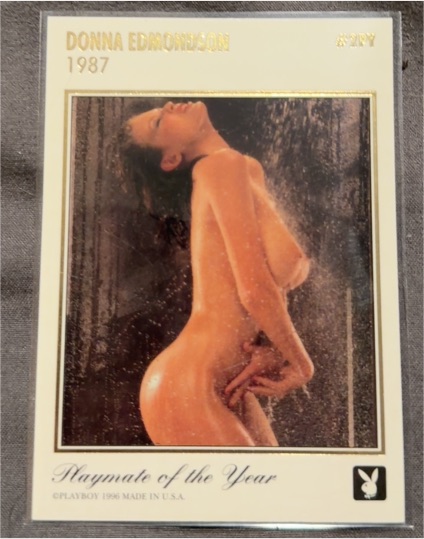 1987 Playboy #2PY Donna Edmondson — front