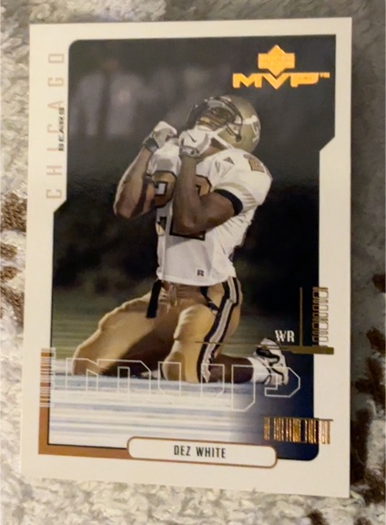 2000 Upper Deck MVP #202 Dez White — front