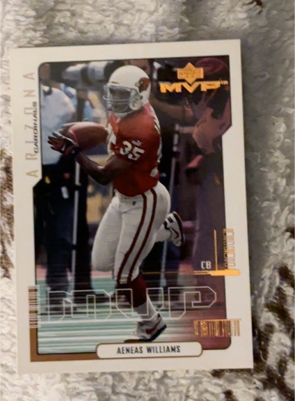 2000 Upper Deck MVP #6 Aeneas Williams — front