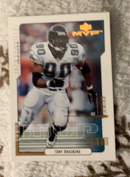 2000 Upper Deck MVP #76 Tony Brackens — front