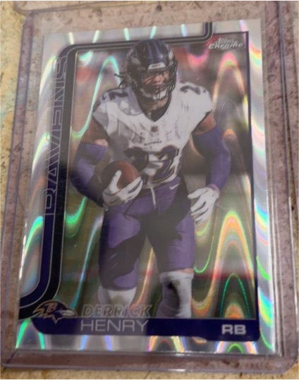 2025 Topps Chrome #25 Derrick Henry — front