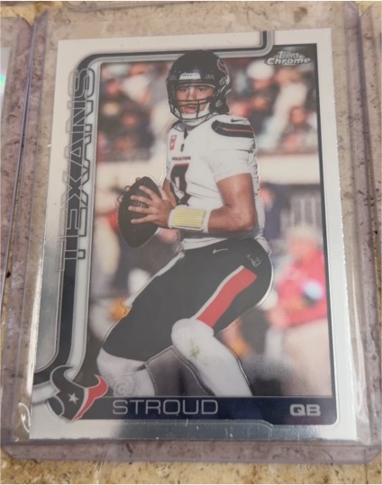 2025 Topps Chrome #119 CJ Stroud — front