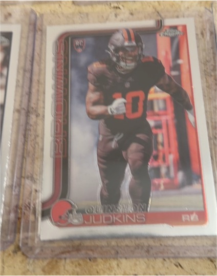 2025 Topps Chrome #325 Quinshon Judkins — front