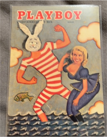 1957 Playboy August Magazine — front