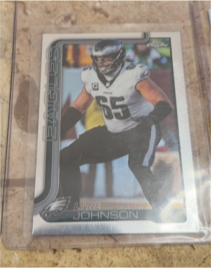 2025 Topps Chrome #246 Lane Johnson — front