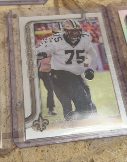2025 Topps Chrome #219 Taliese Fuaga — front