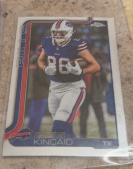 2025 Topps Chrome #37 Dalton Kincaid — front