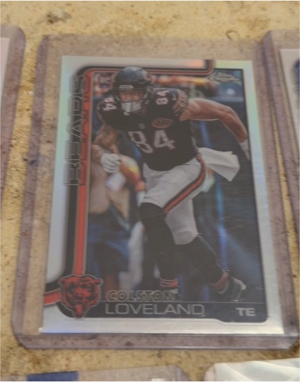 2025 Topps Chrome #345 Colston Loveland — front