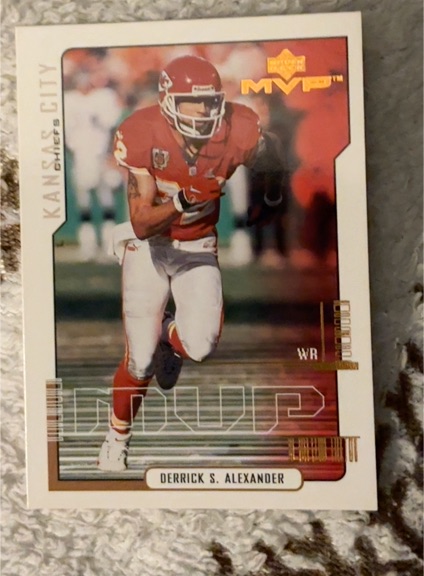 2000 Upper Deck MVP #81 Derrick S. Alexander — front