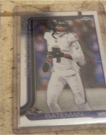 2025 Topps Chrome #21 Rashod Bateman — front