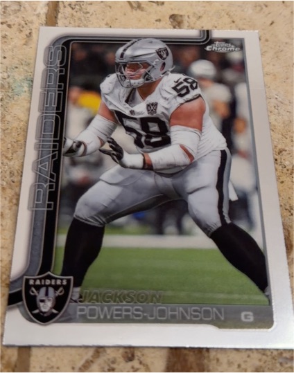 2025 Topps Chrome #177 Jackson Powers-Johnson — front