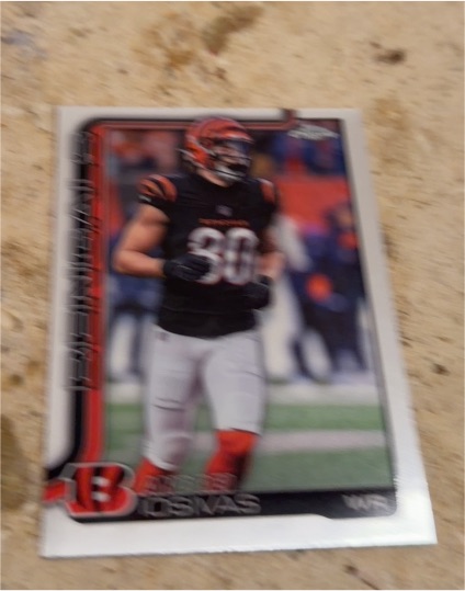 2025 Topps Chrome #60 Andrei Iosivas Cincinnati Bengals — front