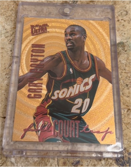 1996-97 Fleer Ultra #2 Gary Payton Full Court Trap Gold — front