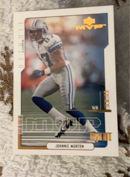 2000 Upper Deck MVP #58 Johnnie Morton — front