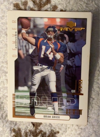 2000 Upper Deck MVP #52 Brian Griese — front