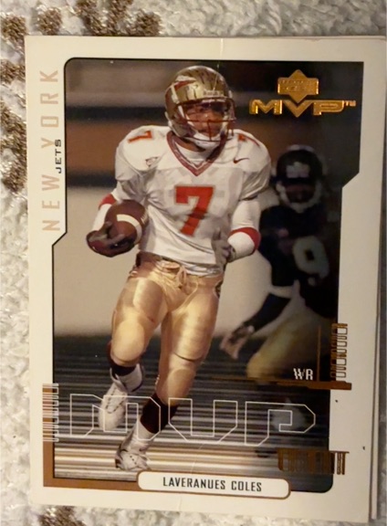 2000 Upper Deck MVP #210 Laveranues Coles — front