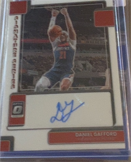2022-23 Donruss Optic #SS-DGF Daniel Gafford Signature Series Auto — front