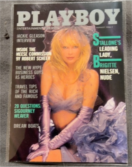 Playboy August 1986 Brigitte Nielsen — front