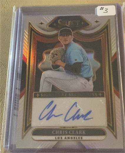 2025 Panini Select Signature Selections #SS-CC Chris Clark — front
