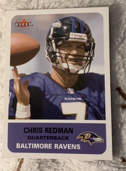 2002 Fleer #162 Chris Redman — front