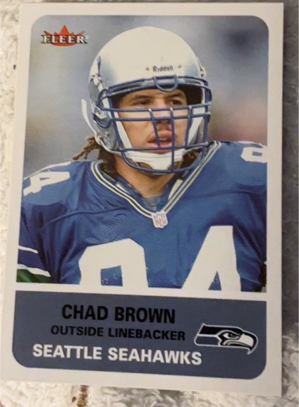 2002 Fleer #203 Chad Brown — front
