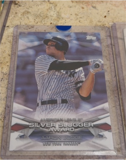 2018 Topps MLB Awards #MLBA-42 Aaron Judge Silver Slugger Award — front