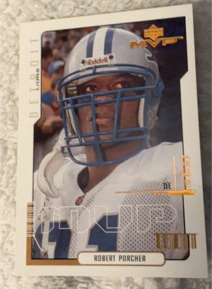 2000 Upper Deck MVP #59 Robert Porcher — front