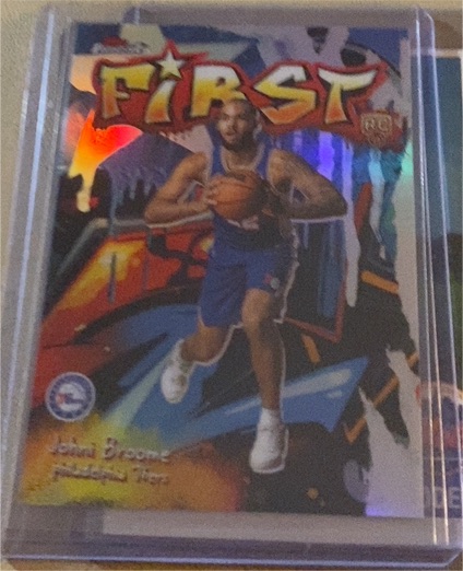 2025-26 Topps Finest #F-25 Johni Broome First RC — front