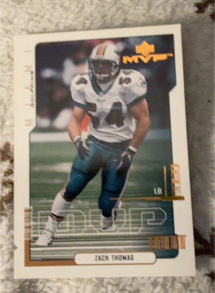 2000 Upper Deck MVP #90 Zach Thomas — front
