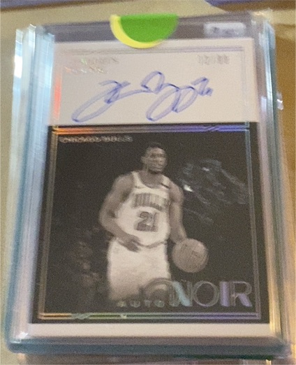 2019 Panini Noir #NC-JB Jimmy Butler — front