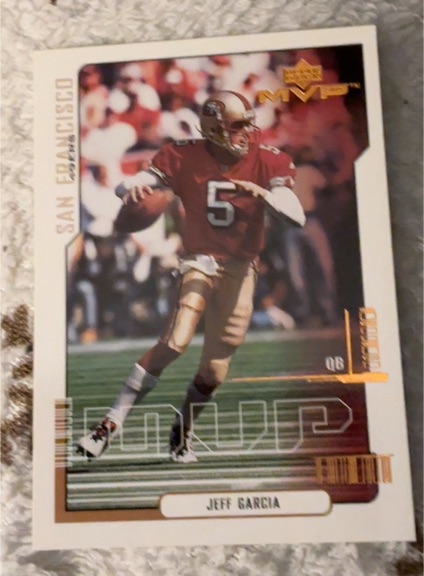 2000 Upper Deck MVP #156 Jeff Garcia — front