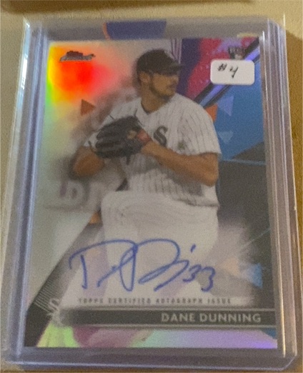 2021 Topps Finest #FA-DD Dane Dunning — front