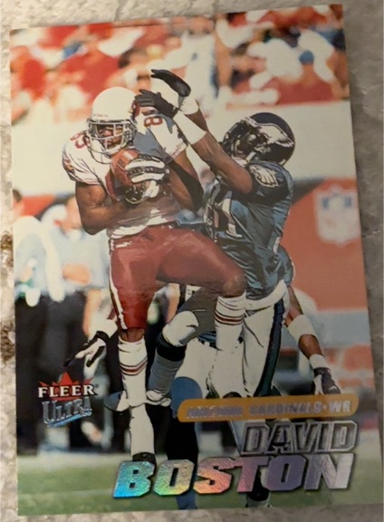 2001 Fleer Ultra #154 David Boston — front