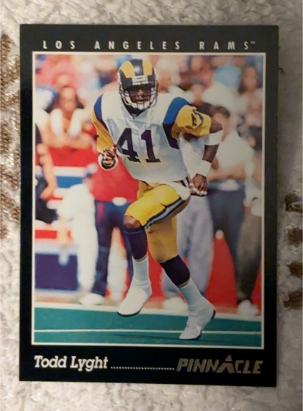 1993 Pinnacle #195 Todd Lyght — front