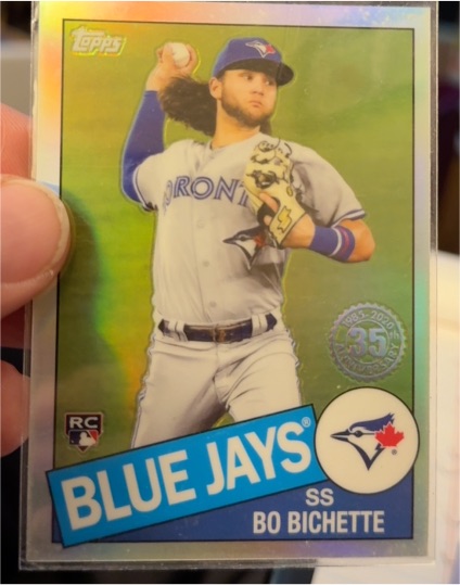 2020 Topps Chrome 1985 #85TC-2 Bo Bichette — front