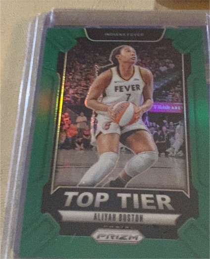 2024 Panini Prizm WNBA #15 Aliyah Boston Top Tier — front