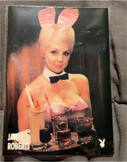 1996 Playboy Centerfold Collector Card #26 Jan Roberts — front