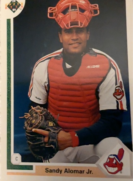 1991 Upper Deck #144 Sandy Alomar Jr. — front