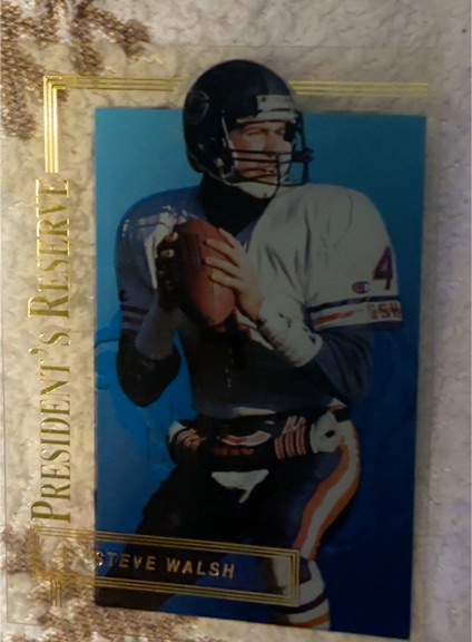 1996 Collector's Edge President's Reserve #226 Steve Walsh — front
