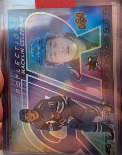 2024-25 Upper Deck Extended Series Rookie Reflections #RR-24 Macklin Celebrini — front
